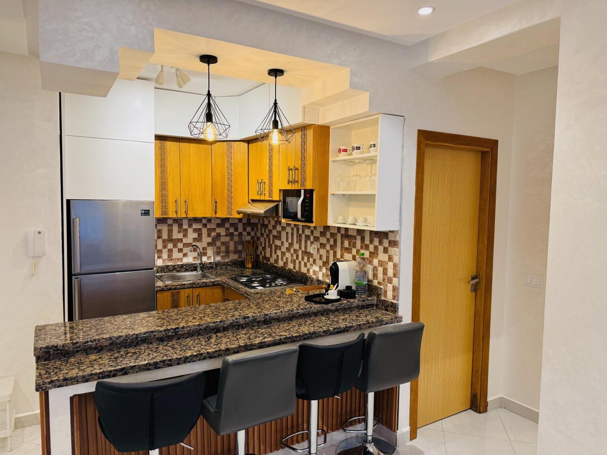Modern Apartment In The Heart Of Tanger Exteriör bild