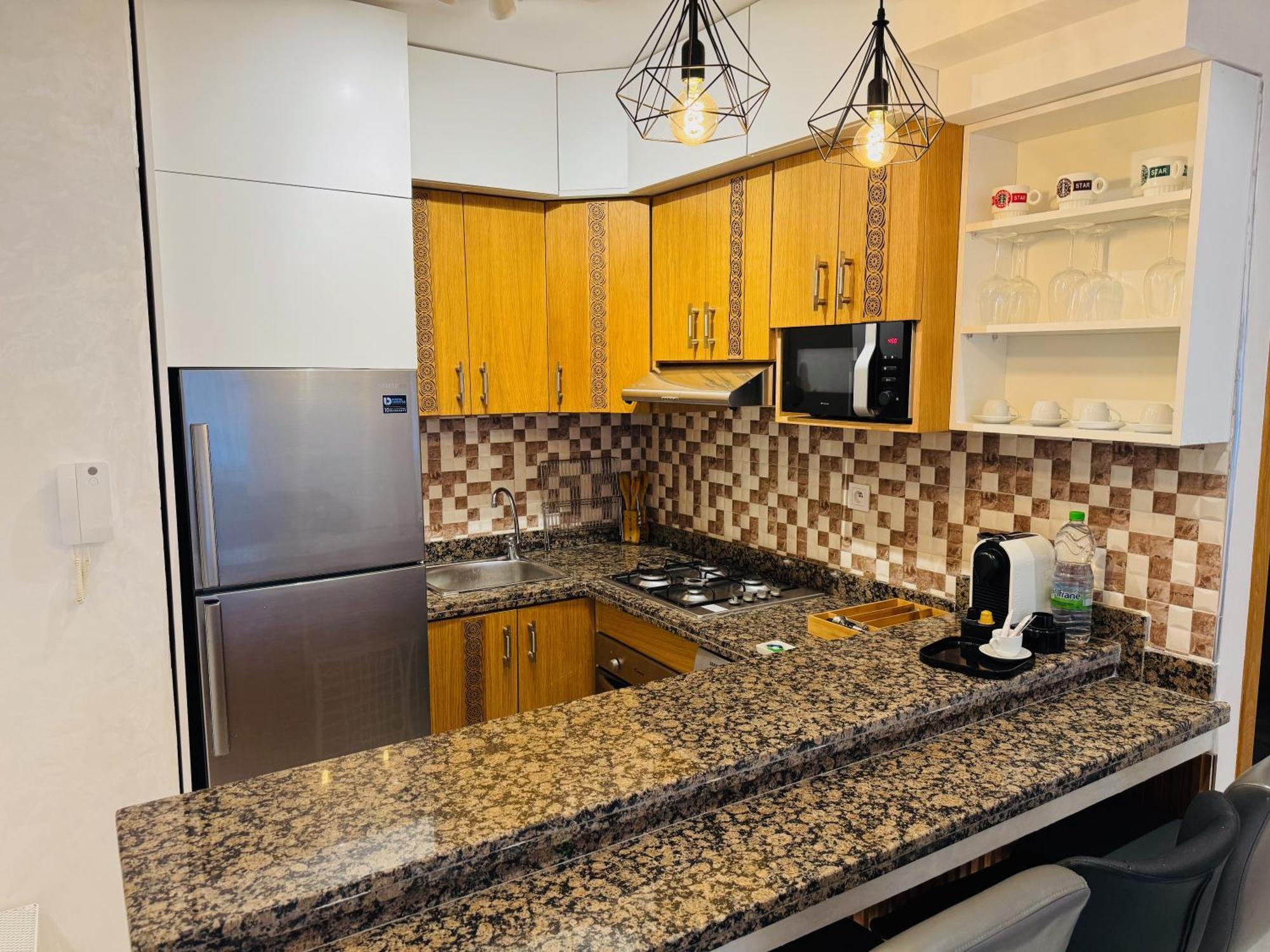Modern Apartment In The Heart Of Tanger Exteriör bild