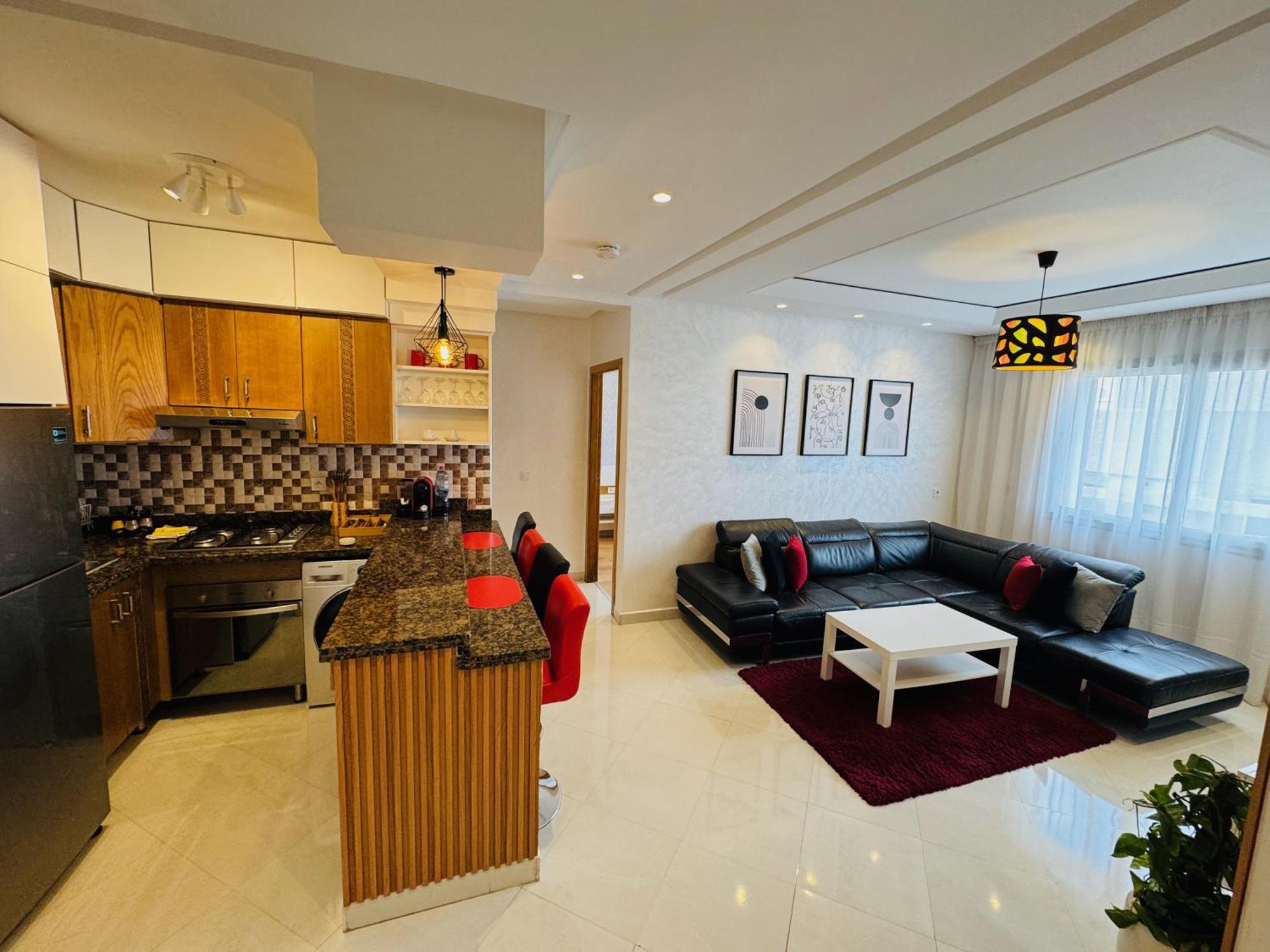Modern Apartment In The Heart Of Tanger Exteriör bild