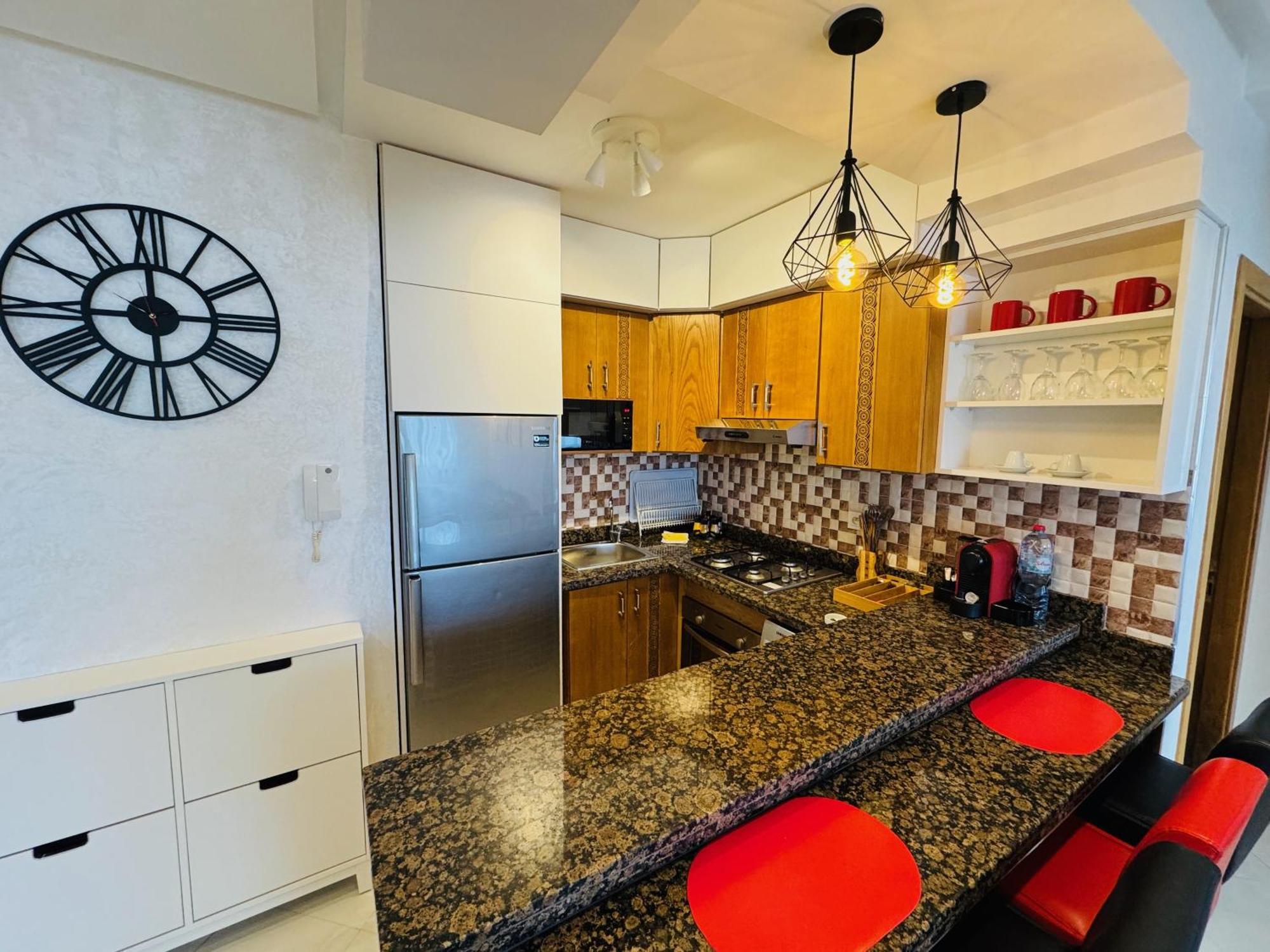Modern Apartment In The Heart Of Tanger Exteriör bild