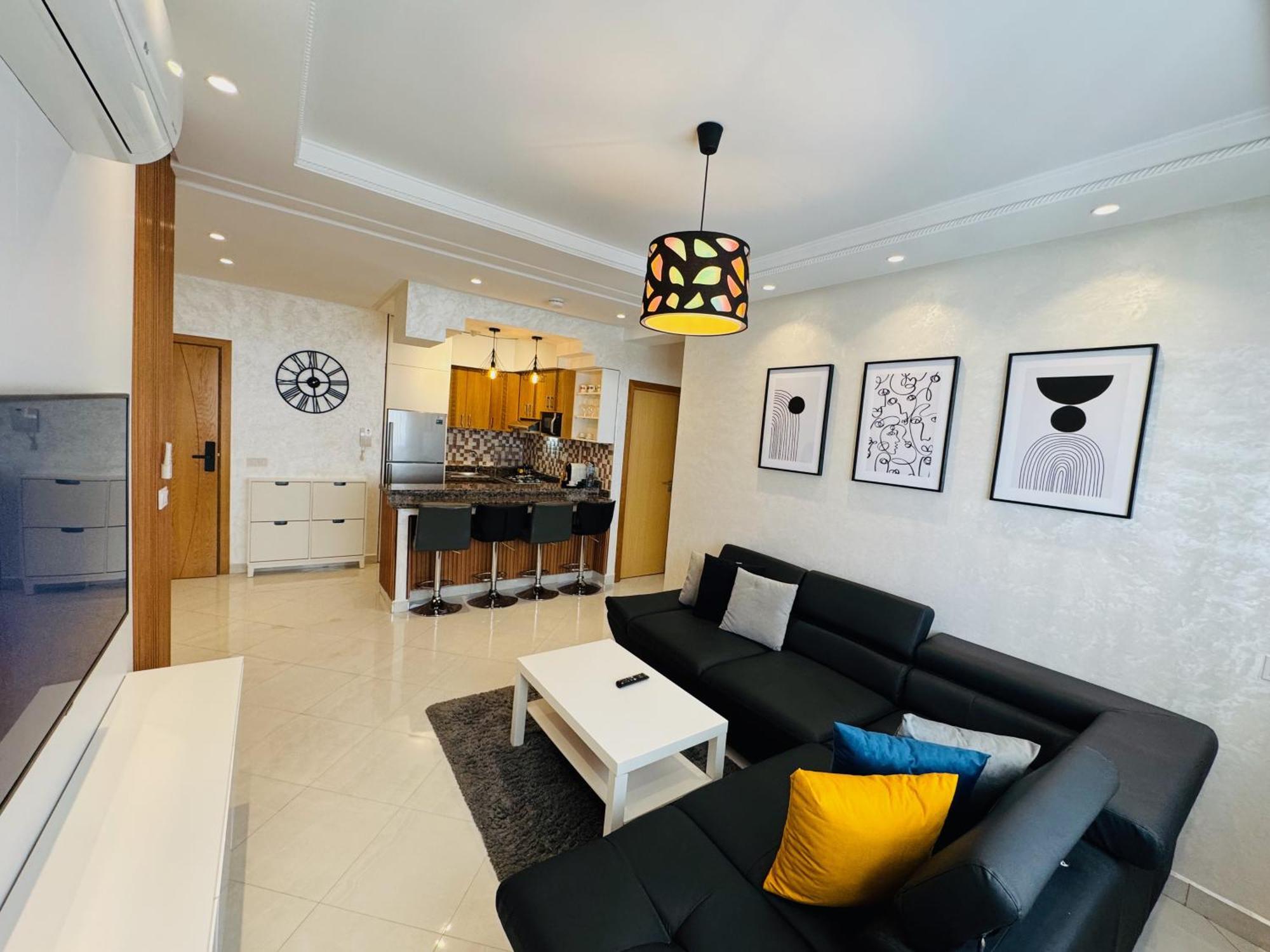 Modern Apartment In The Heart Of Tanger Exteriör bild